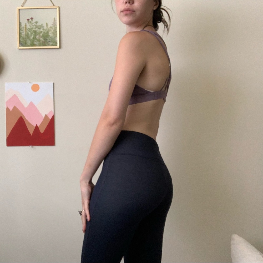 Navy athleta workout leggings